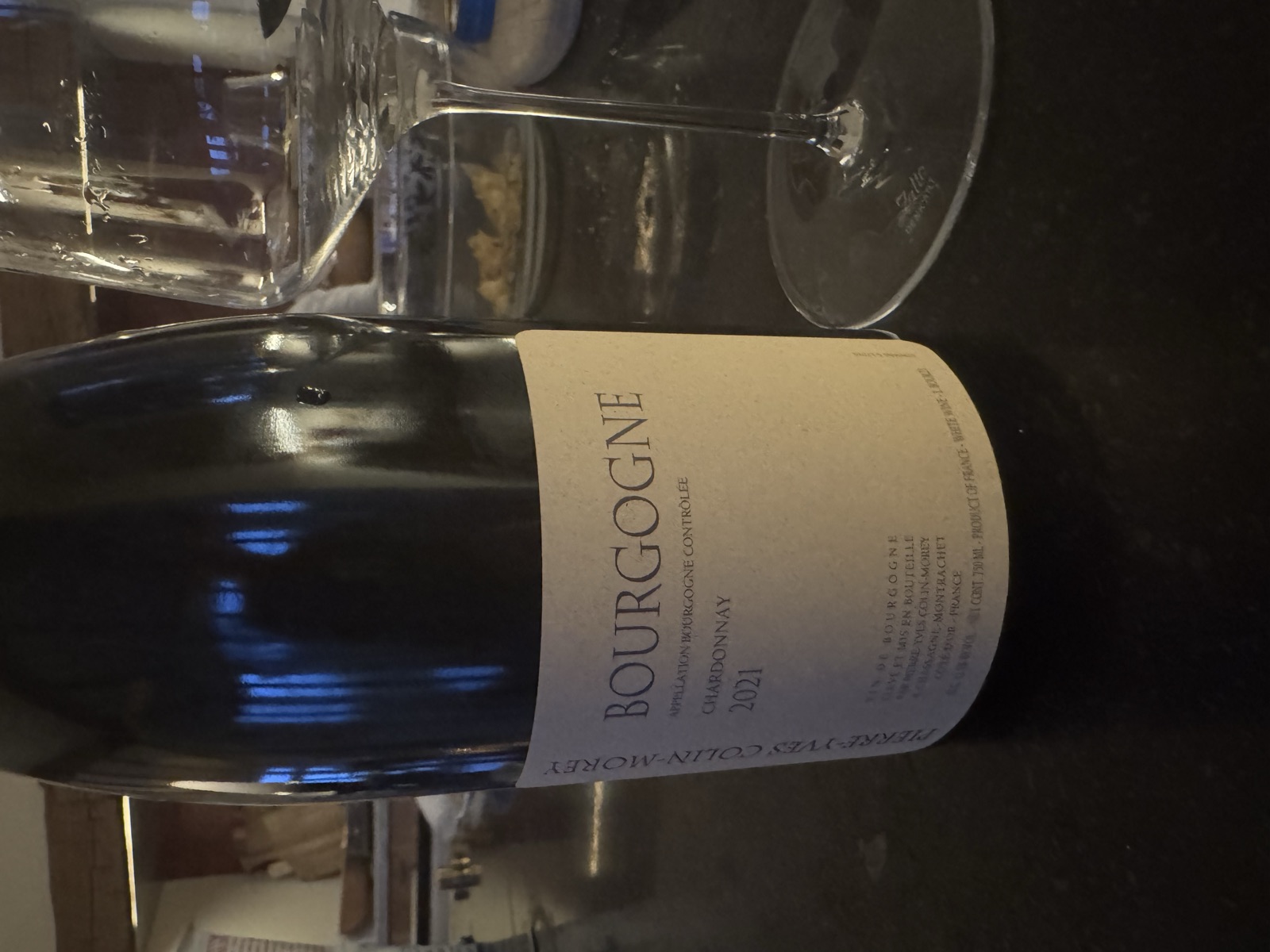 Pierre-Yves Colin-Morey Bourgogne Chardonnay bottle