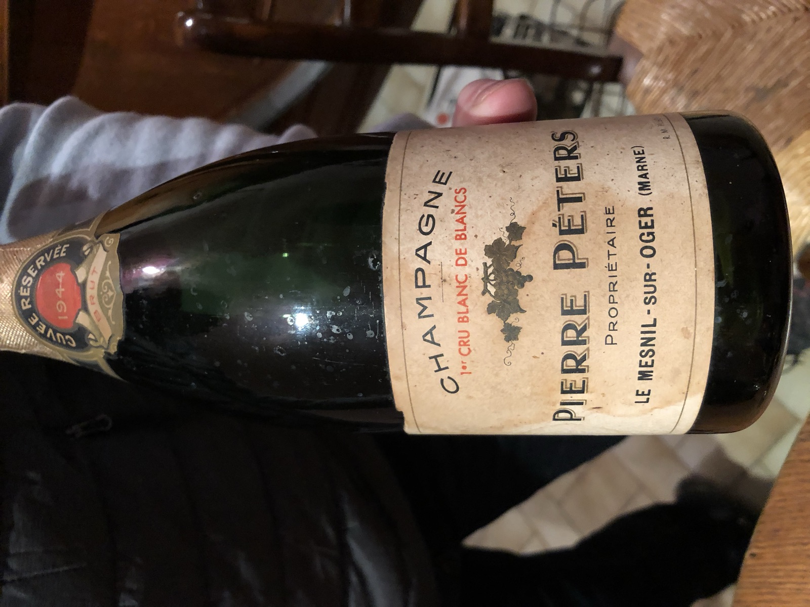 Pierre Péters Cuvée Réservée Blanc de Blancs 1er Cru Brut bottle