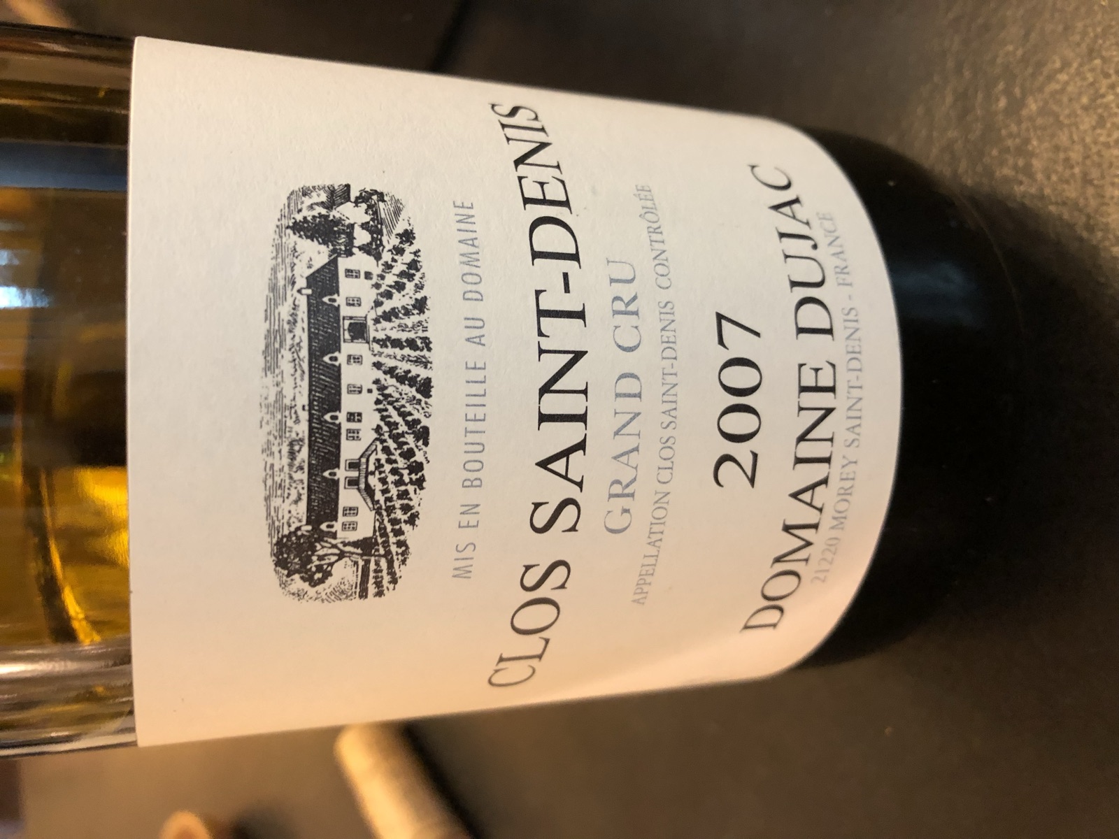 Domaine Dujac Clos Saint-Denis Grand Cru bottle