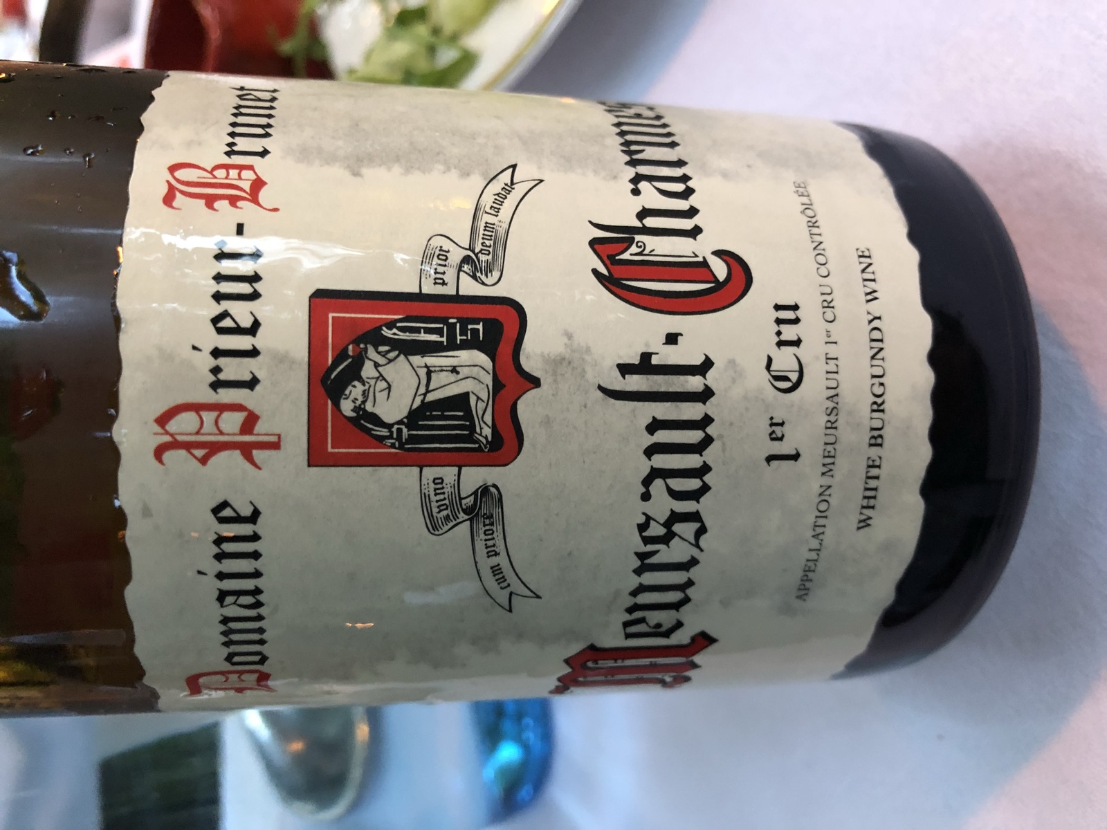 Domaine Prieur-Brunet Meursault-Charmes 1er Cru bottle
