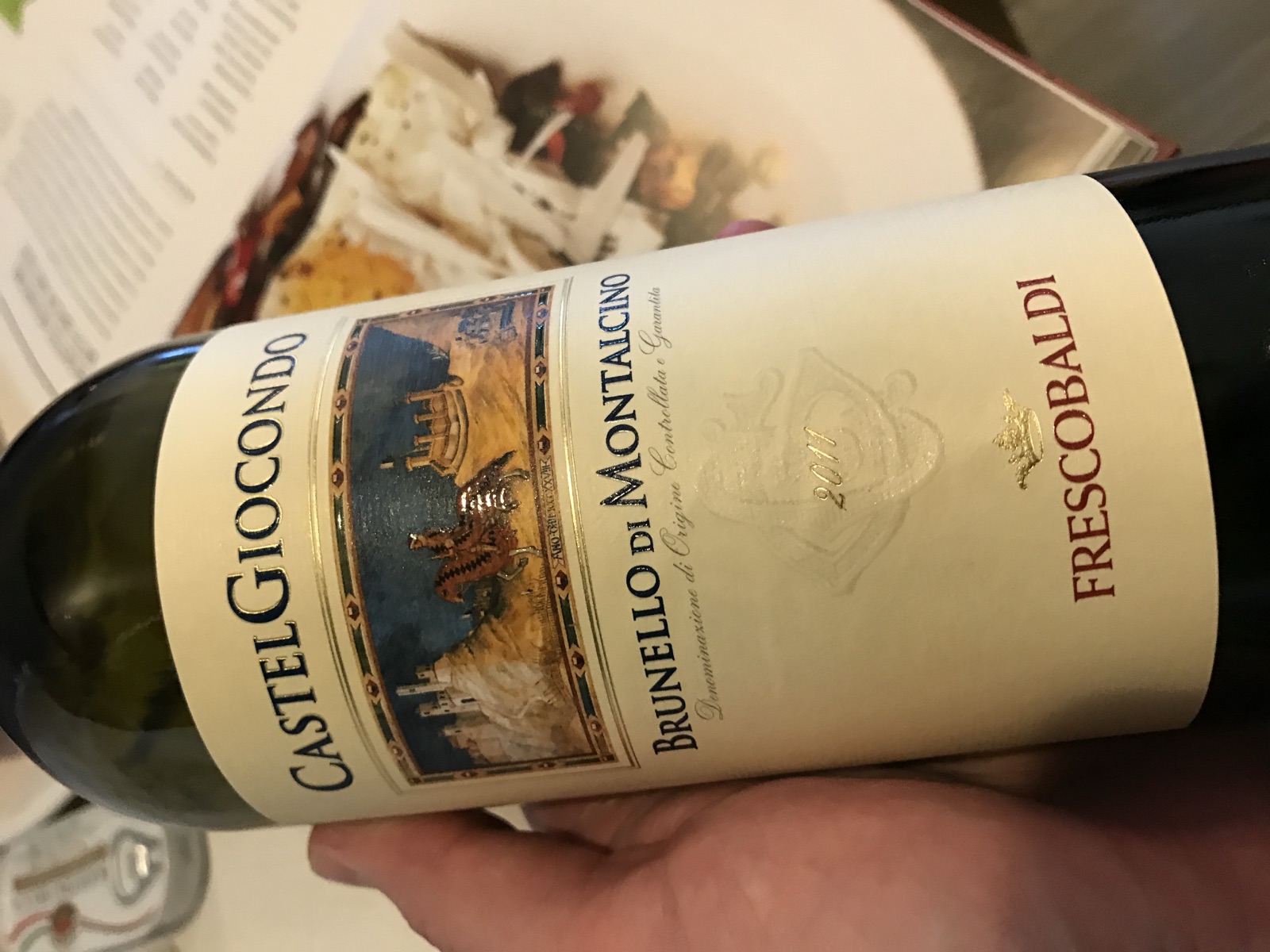 Frescobaldi CastelGiocondo Brunello di Montalcino bottle