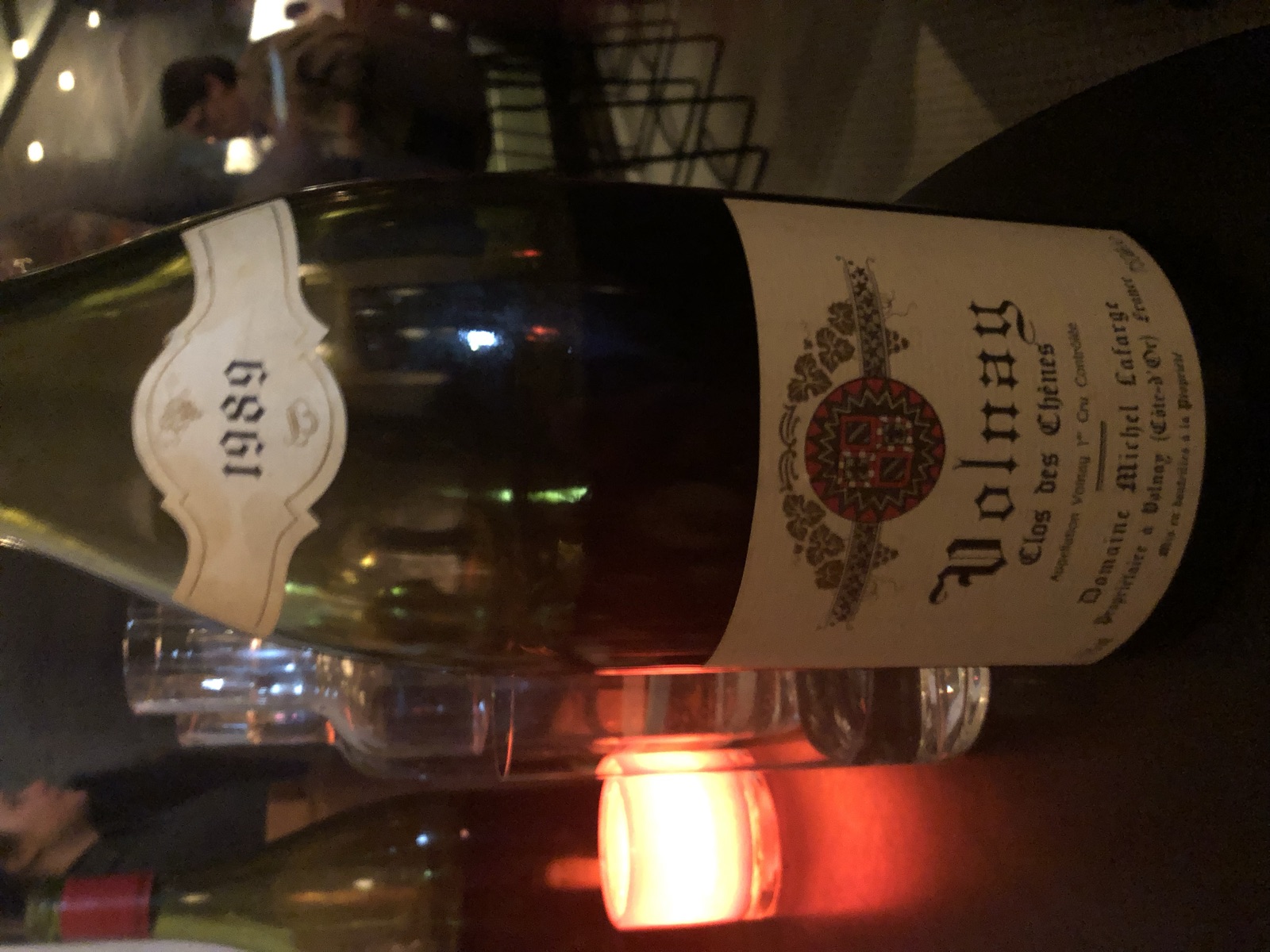 Domaine Michel Lafarge Volnay Clos des Chênes 1er Cru bottle