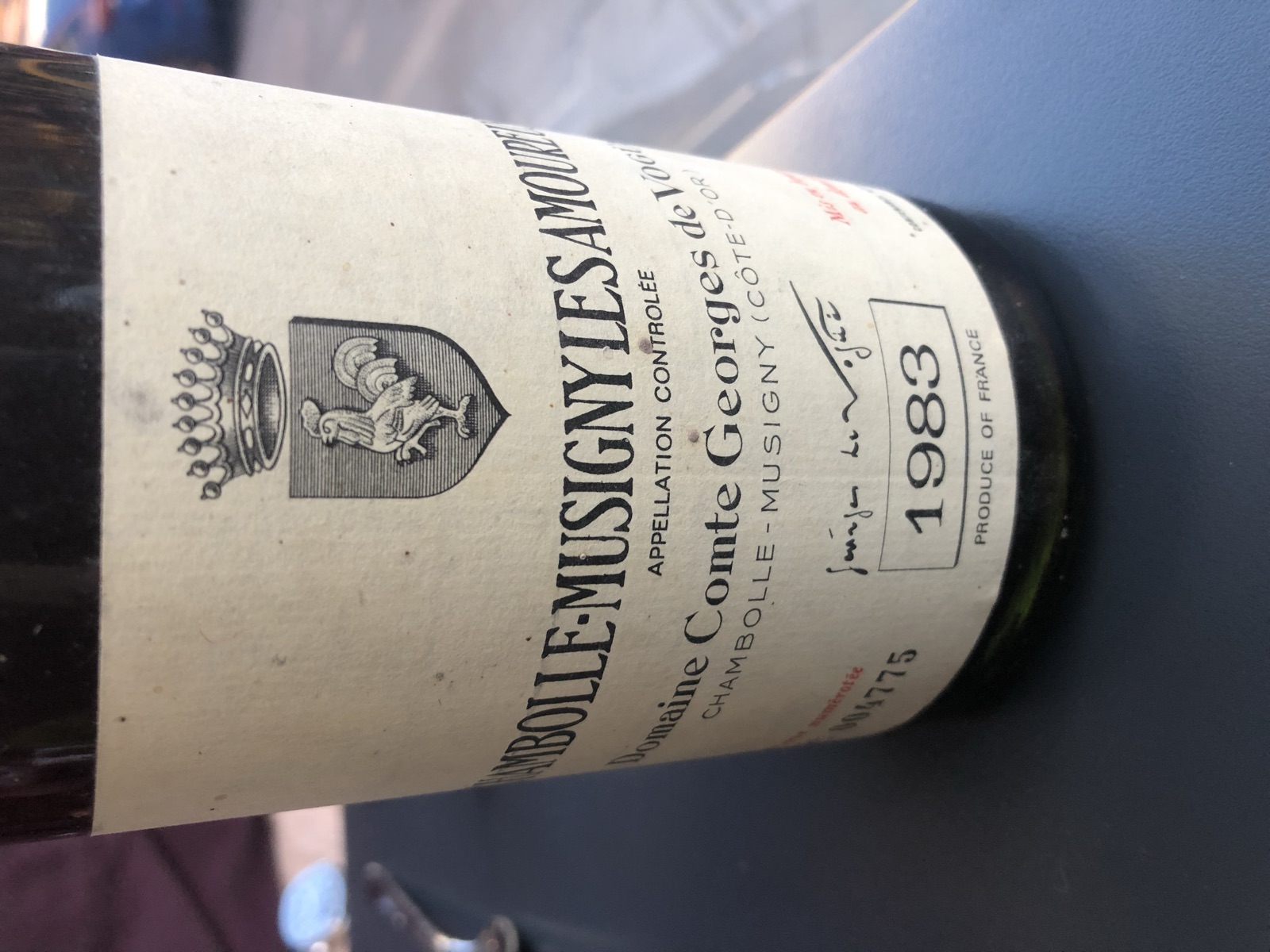 Domaine Comte Georges de Vogüé Chambolle-Musigny Les Amoureuses bottle