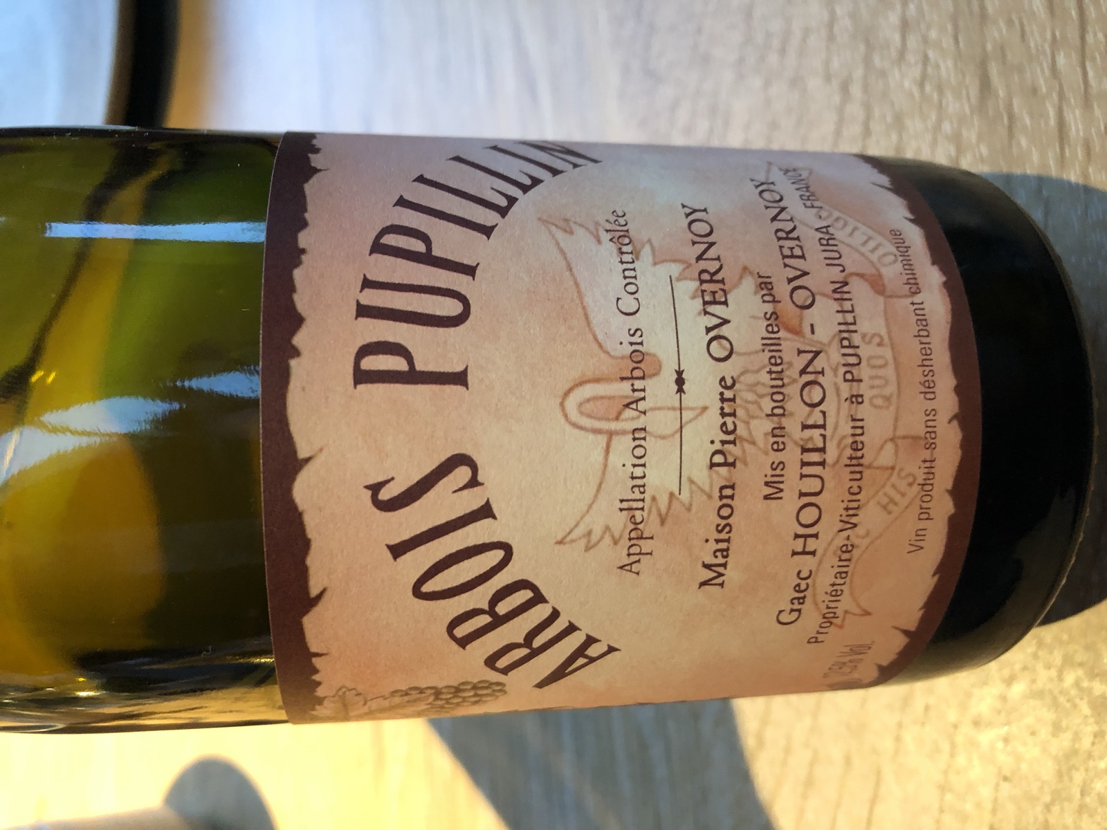 Maison Pierre Overnoy Arbois Pupillin bottle