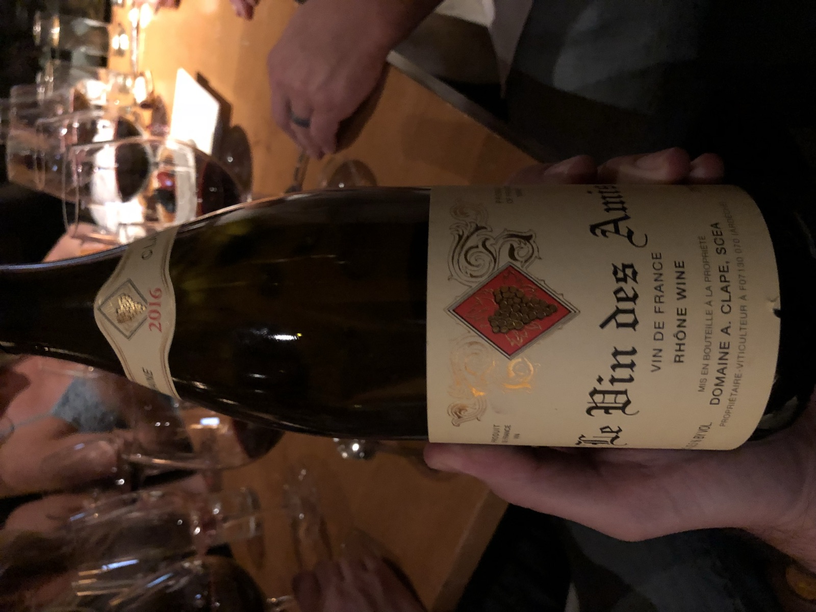 Auguste Clape Le Vin des Amis bottle