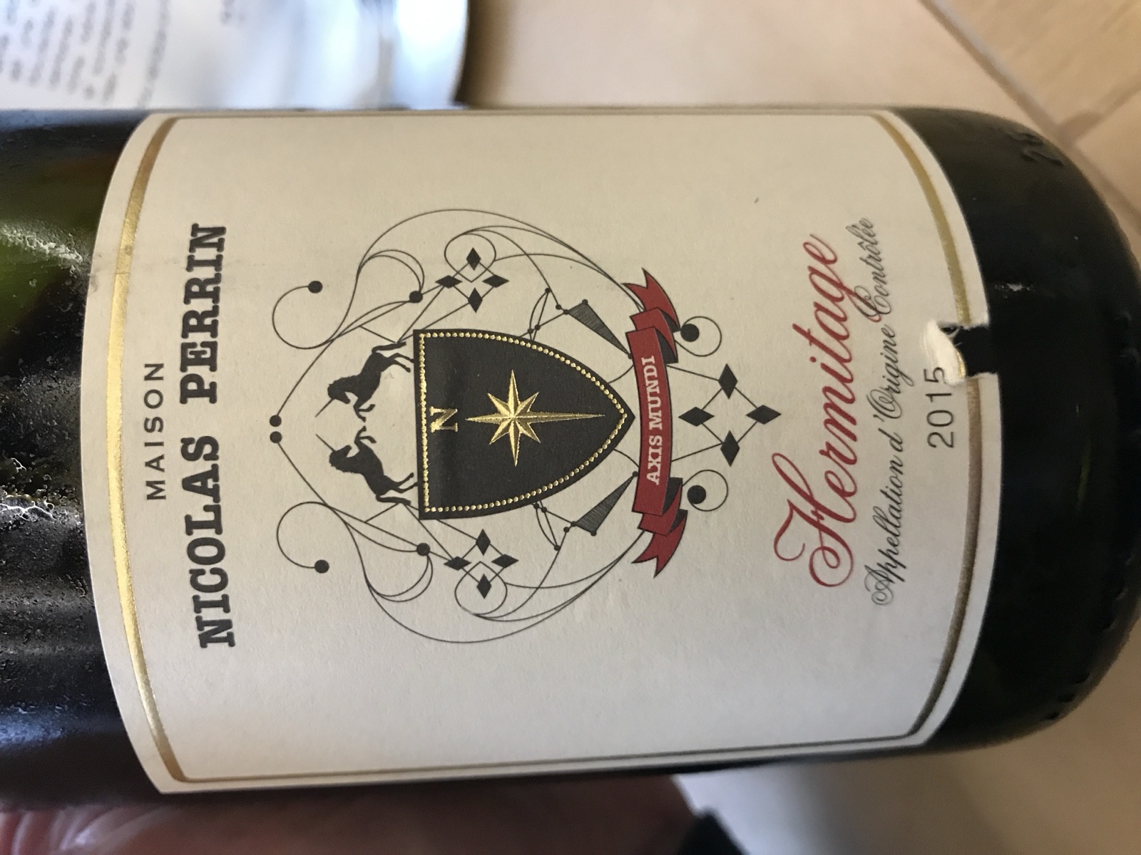 Maison Nicolas Perrin Hermitage Axis Mundi bottle