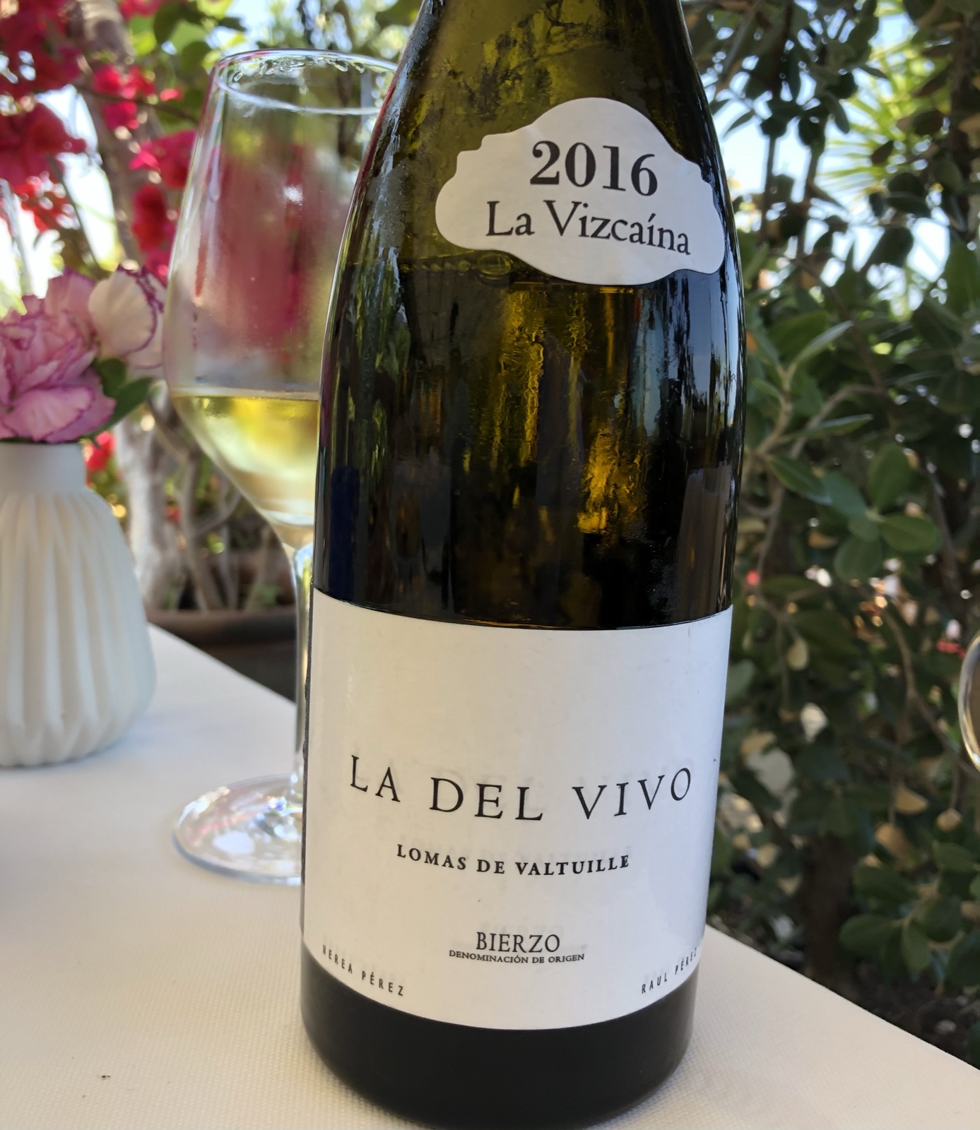 La Vizcaína (Raúl Pérez) La Vizcaína La del Vivo bottle label