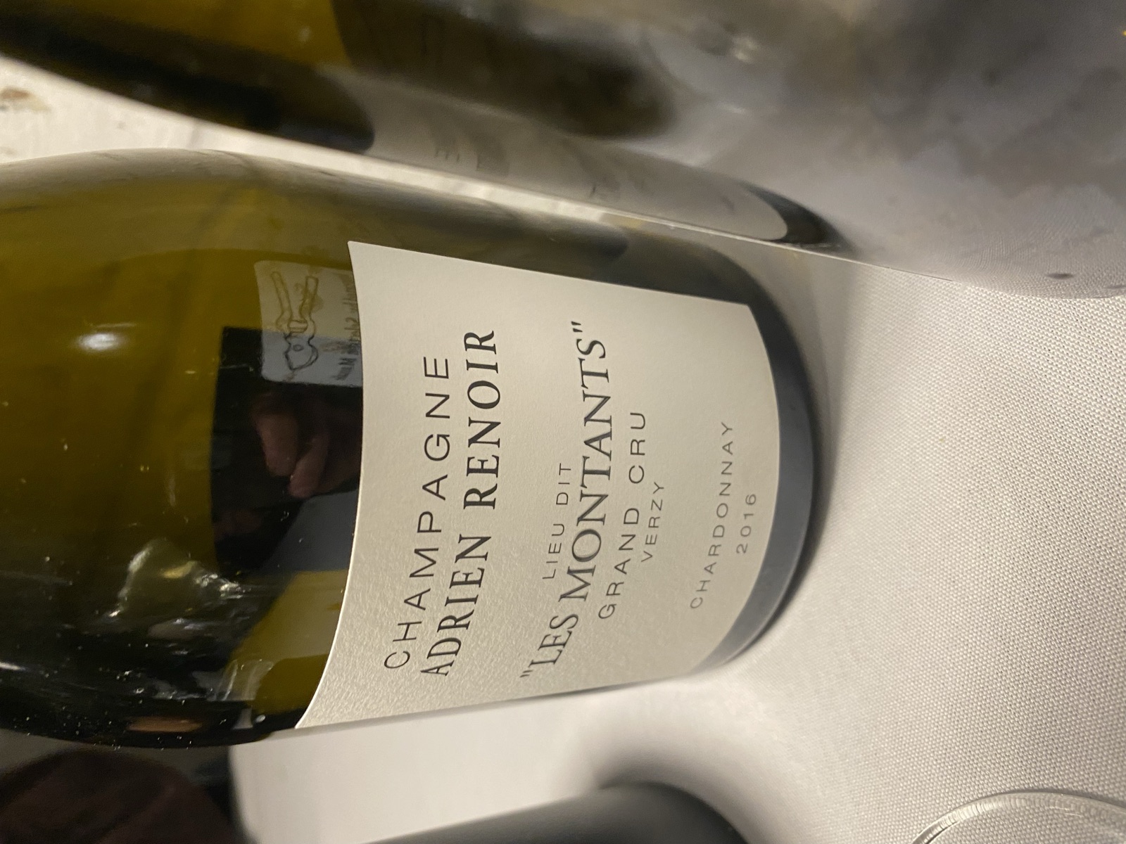 Adrien Renoir Les Montants Grand Cru Verzy bottle