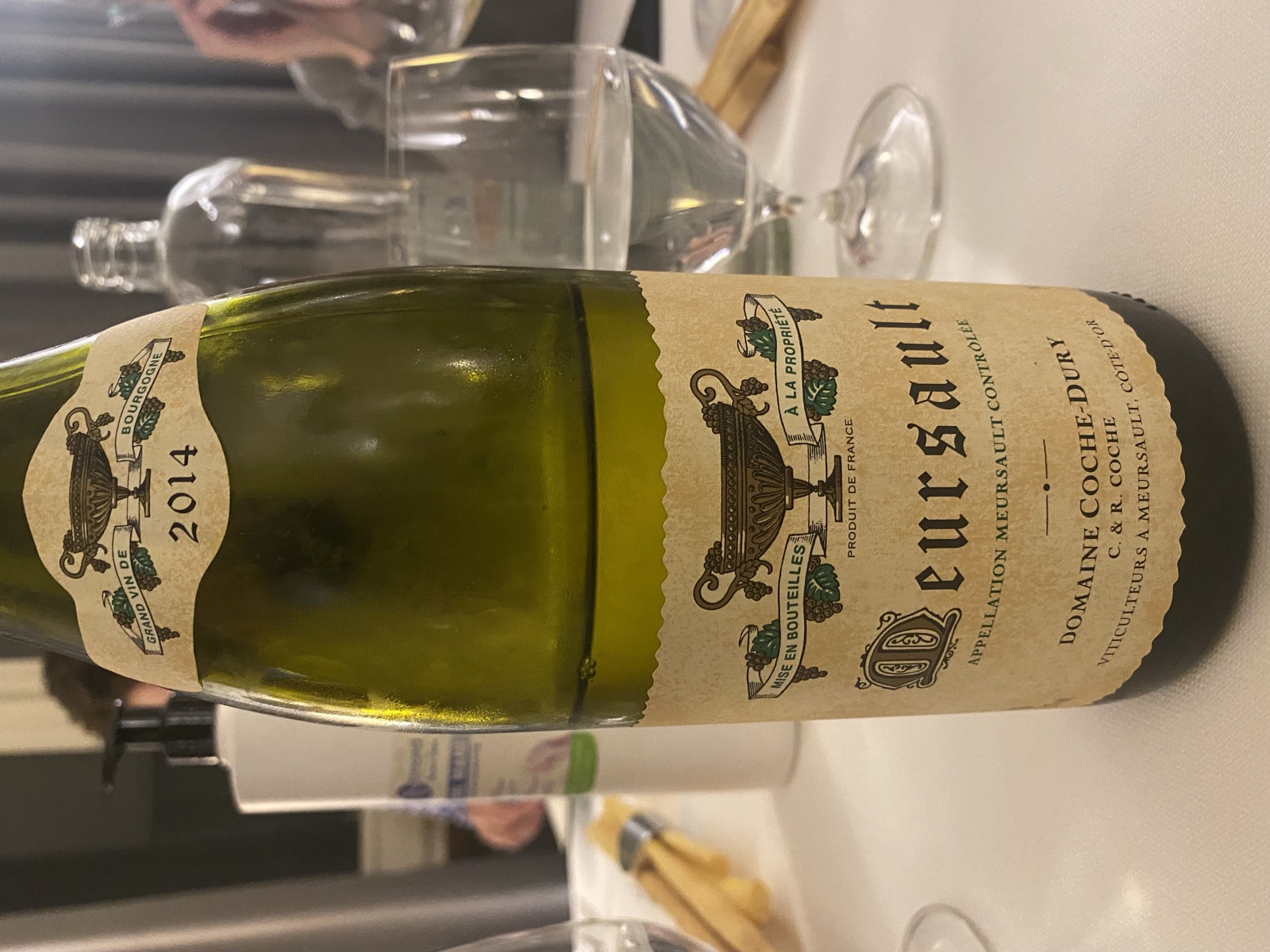 Domaine Coche-Dury Meursault bottle