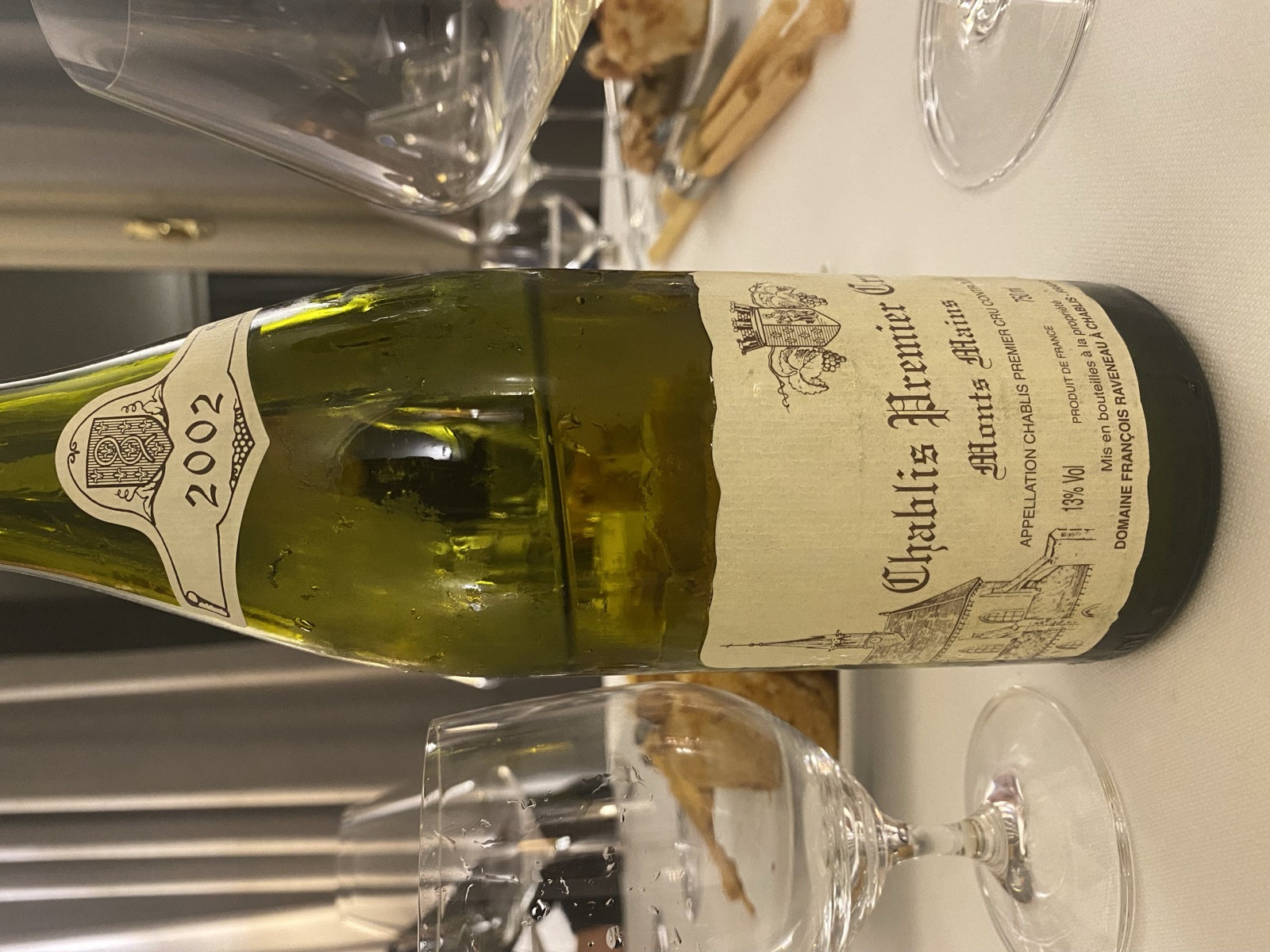 Domaine François Raveneau Chablis Premier Cru Monts Mains bottle