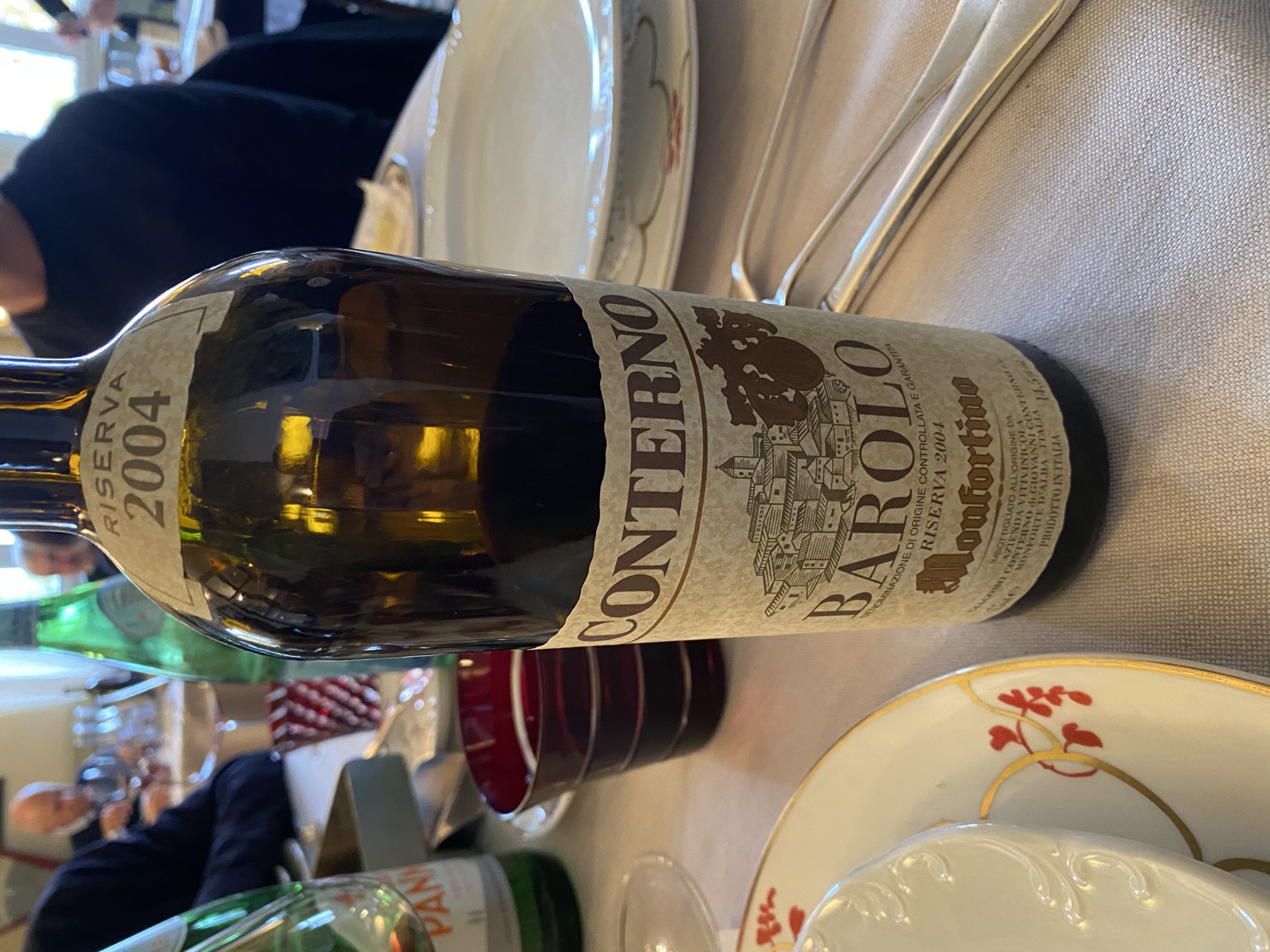 Giacomo Conterno Barolo Riserva Monfortino bottle