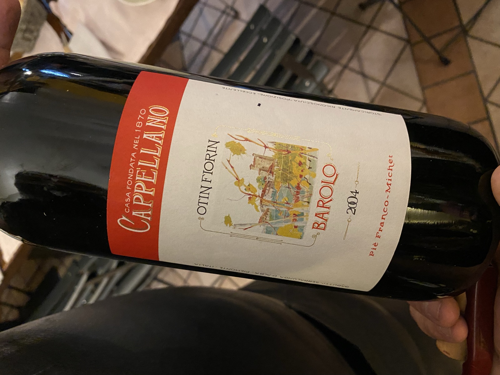 Cappellano Otin Fiorin Barolo Piè Franco-Michet bottle