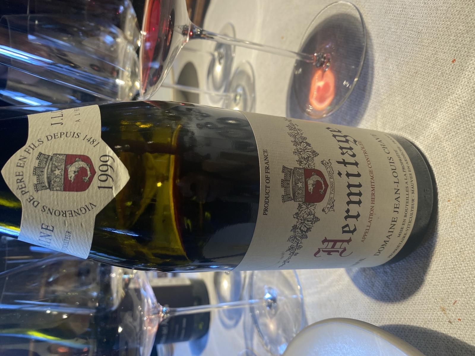 Domaine Jean-Louis Chave Hermitage bottle