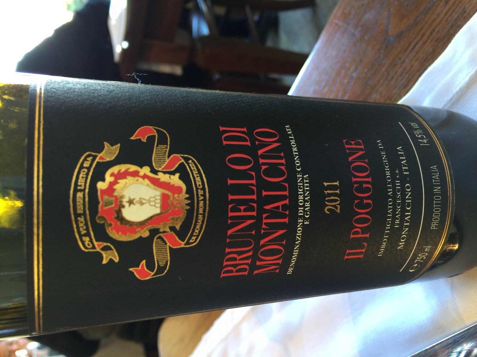 Il Poggione Brunello di Montalcino bottle label