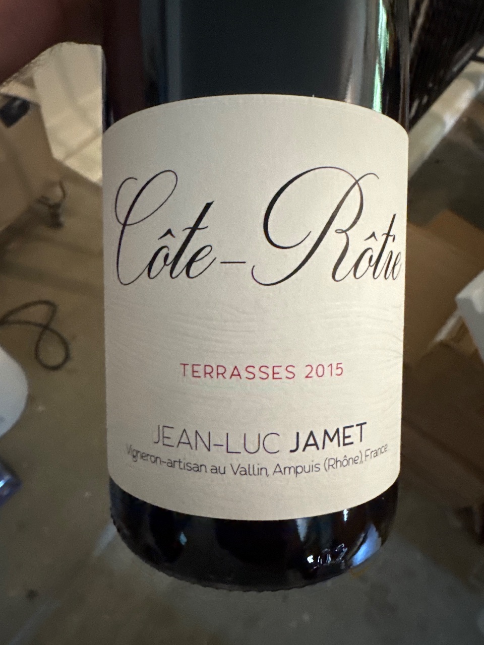 Jean-Luc Jamet Côte-Rôtie Terrasses bottle