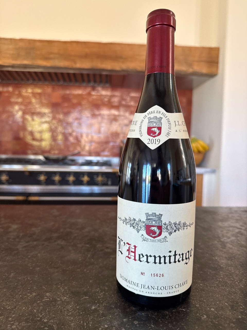 Domaine Jean-Louis Chave L'Hermitage bottle label