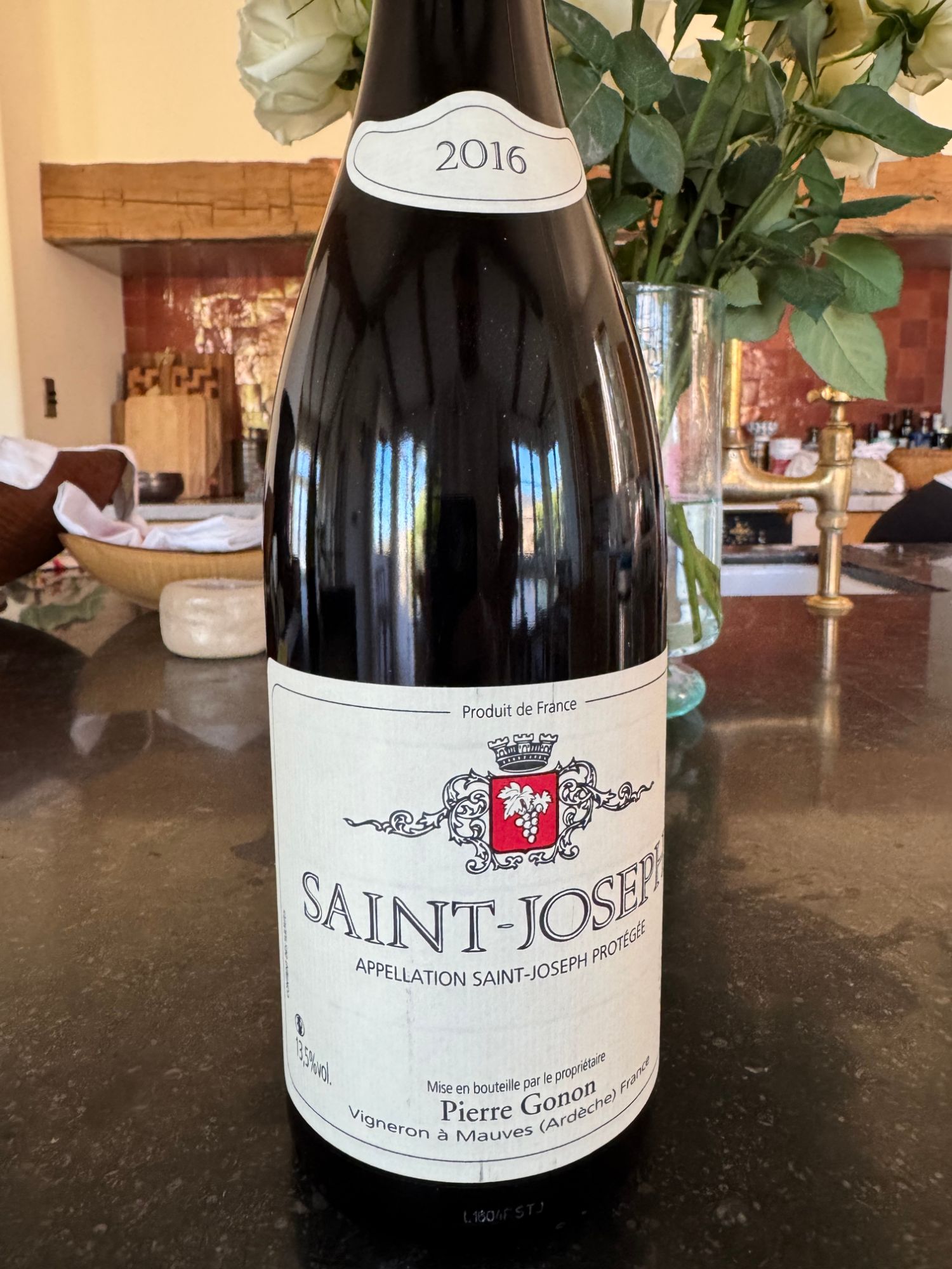 Pierre Gonon Saint-Joseph bottle label