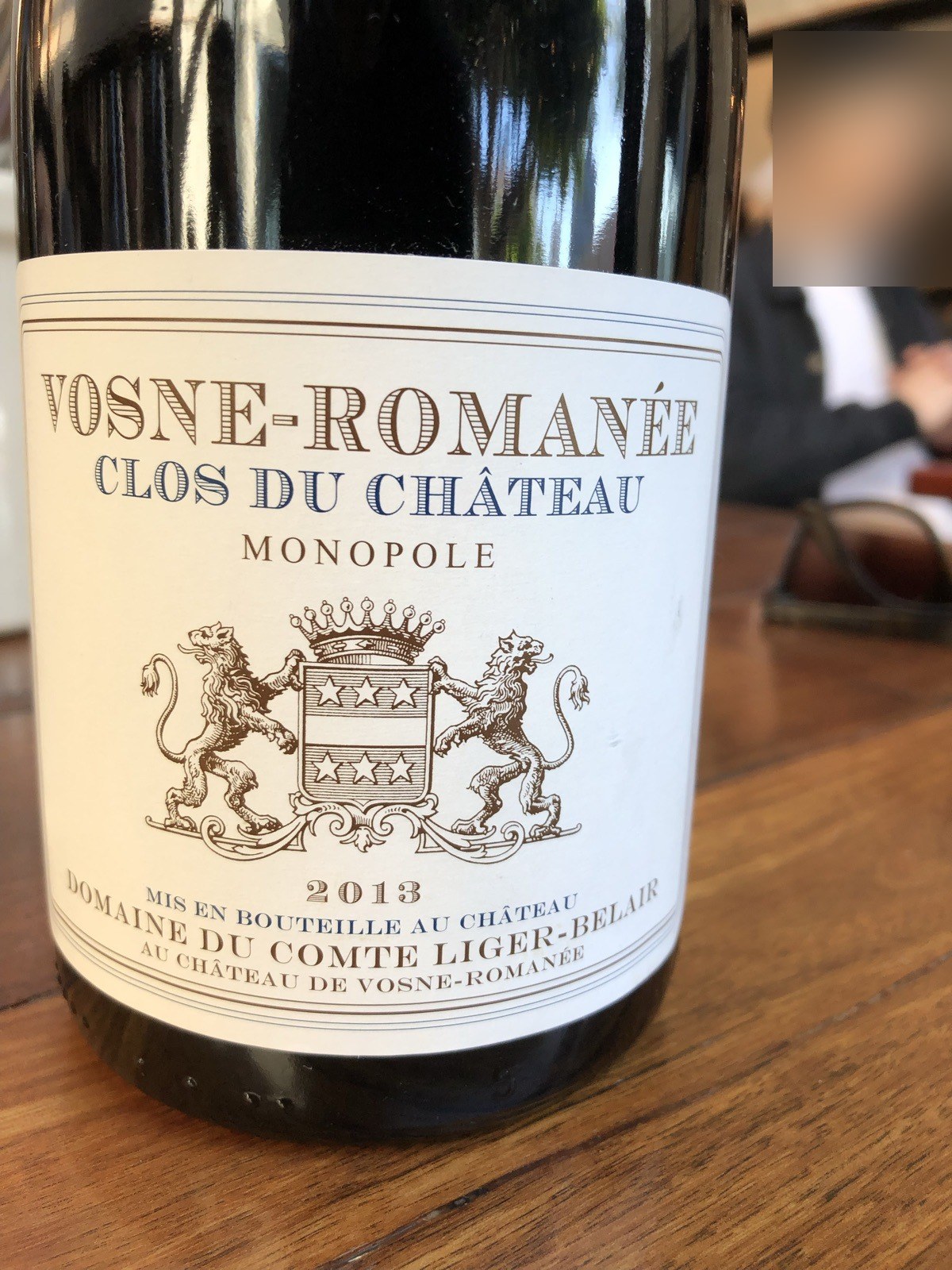Domaine du Comte Liger-Belair Vosne-Romanée Clos du Château Monopole bottle