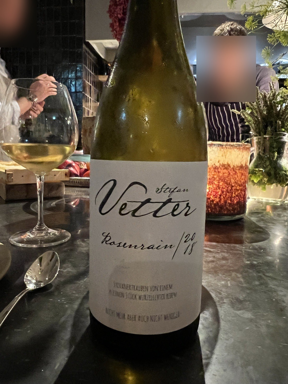 Stefan Vetter Rosenrain bottle