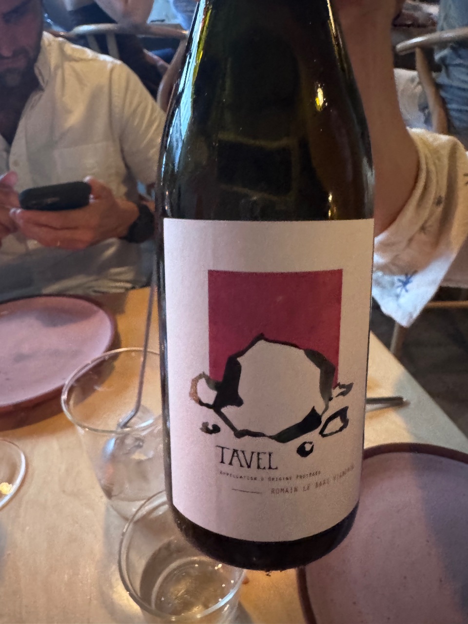 Romain Le Bars Tavel bottle